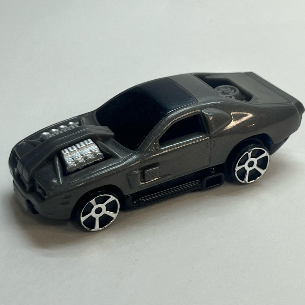 hot wheels hollowback car mcdonalds happy meal toy 2017 gray muscle car‎